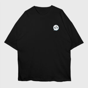 code-or-buy-coffee-black-front-premium-oversized-tshirt
