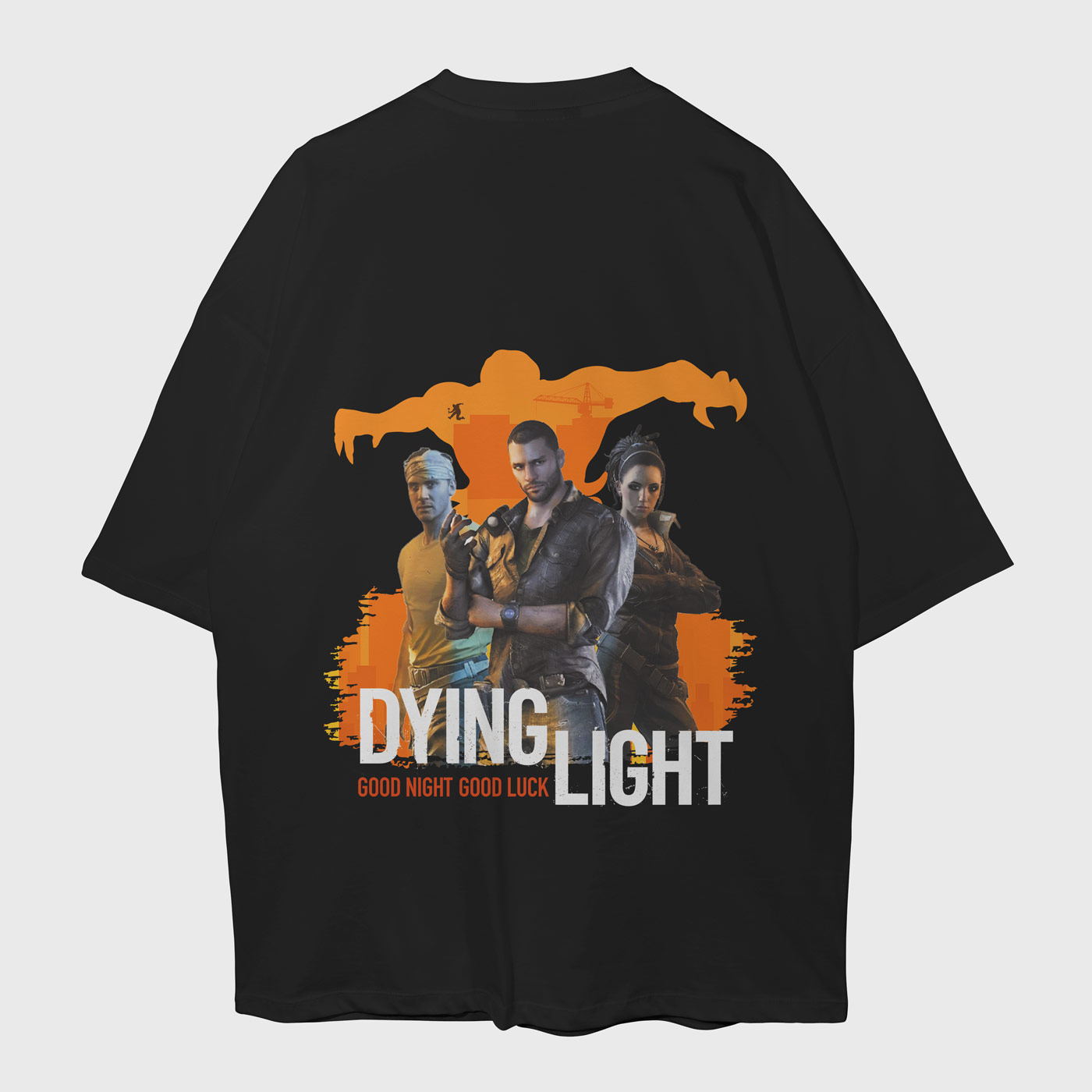 dying-light-black-back-premium-oversized-tshirt