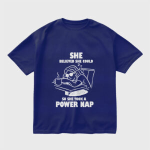 she-believed-she-could-royal-blue-regular-oversized-tshirt
