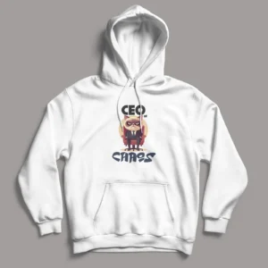 ceo-of-chaos-regular-hoodie-white-front