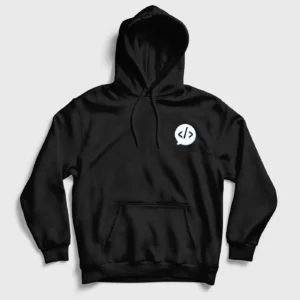 code-or-coffee-regular-hoodie-black-front
