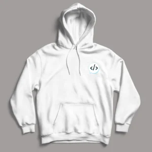 code-or-coffee-regular-hoodie-white-front