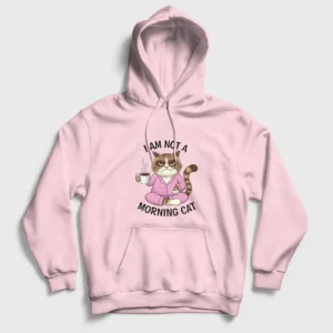 im-not-a-morning-cat-regular-hoodie-baby-pink-front