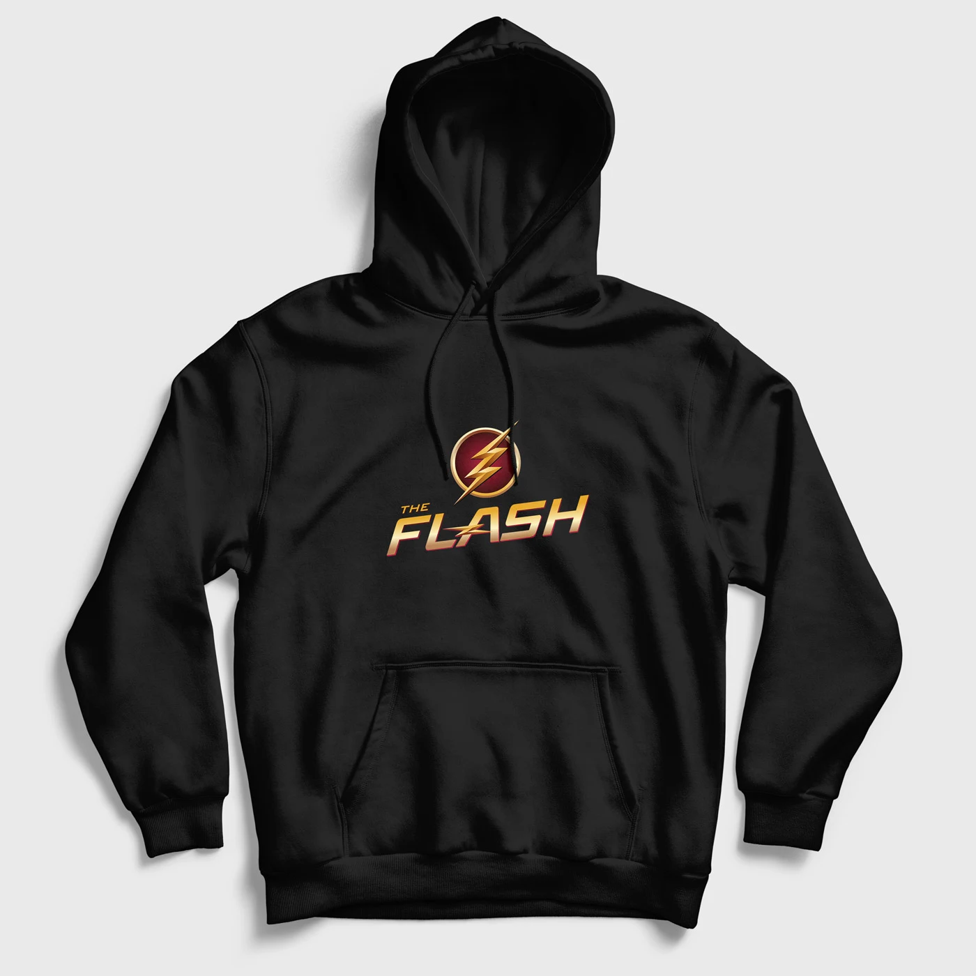 the-flash-regular-hoodie-black-front
