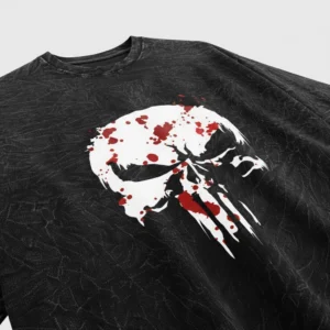 the-punisher-acid-washed-oversized-t-shirt-front-close-up-black