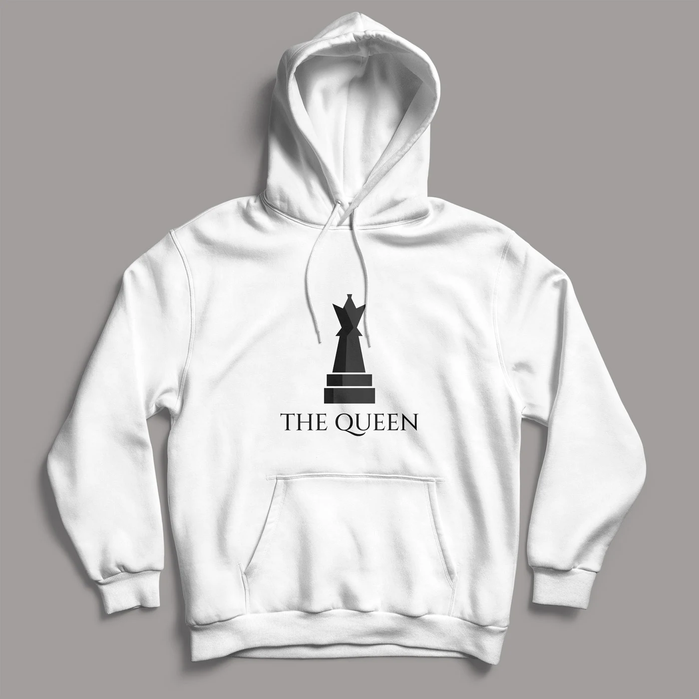the-queen-regular-hoodie-white-front